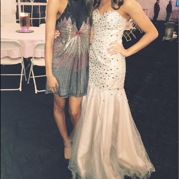 Terani Couture nude Prom Gown - Picture 5 of 5